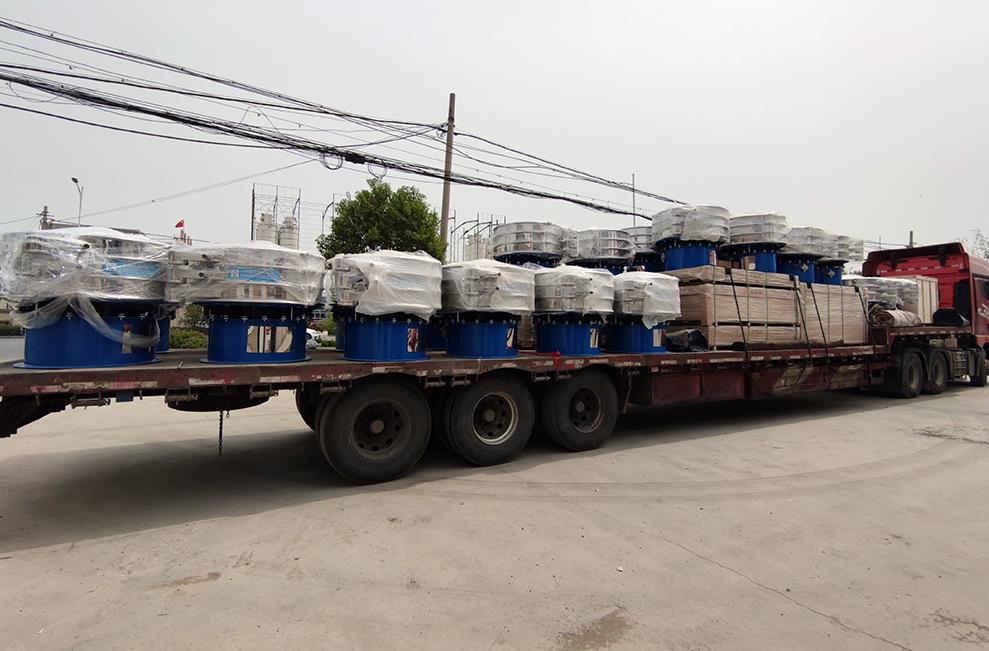 福建某杉超聲波發(fā)貨，38臺1200-2s不銹鋼防爆超聲波振動篩