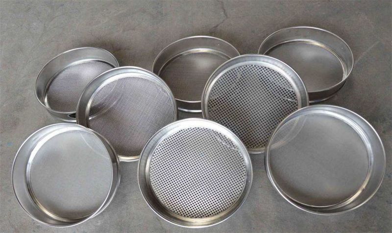 秦皇島某科技訂購的標(biāo)準(zhǔn)檢驗篩