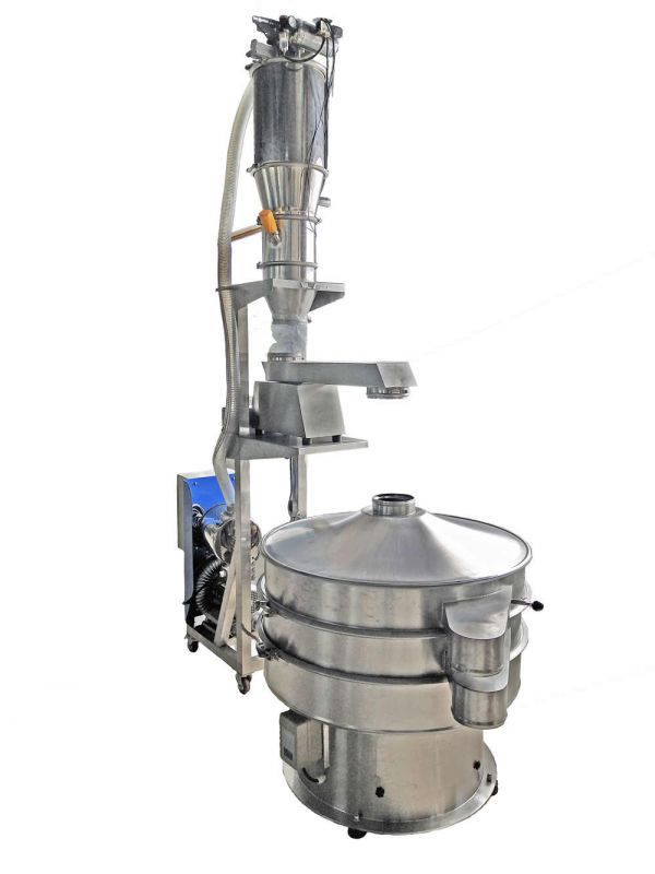 電動氣動真空上料機，粉末食品醫(yī)藥顆粒過濾除雜分級