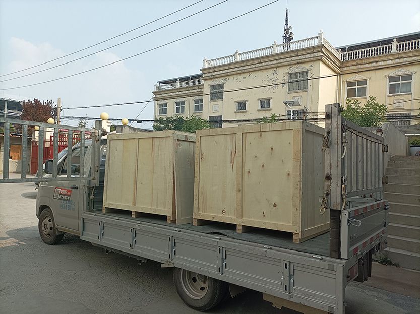 2臺(tái)出口旋振篩發(fā)貨