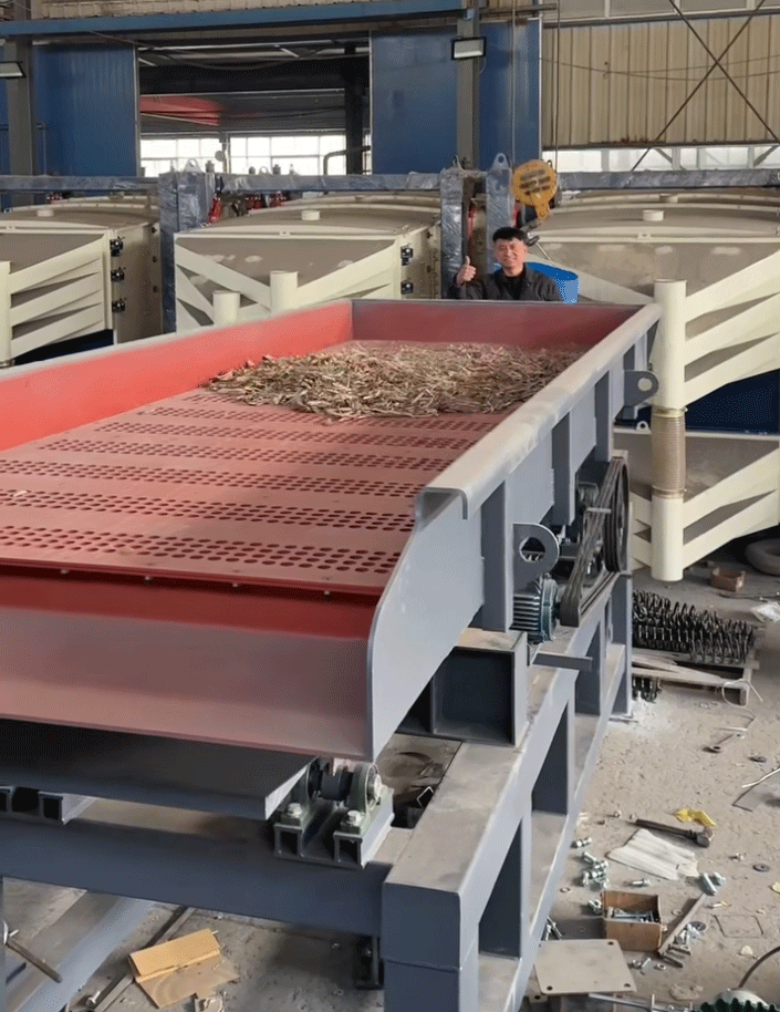 2050型重型往復篩，出口希臘，效果杠杠滴！