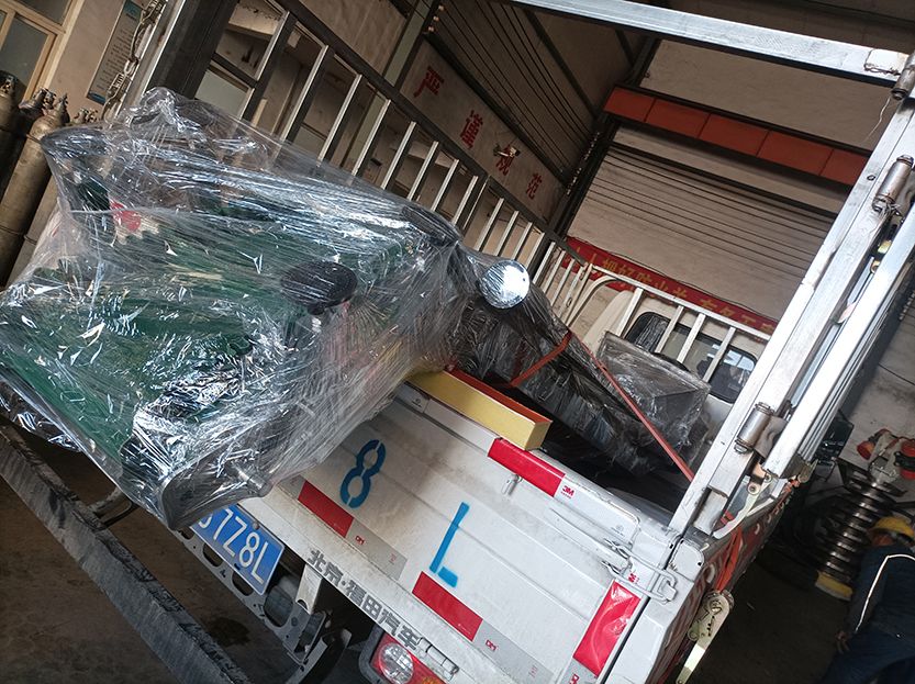 客戶定制皮帶輸送機(jī)發(fā)貨